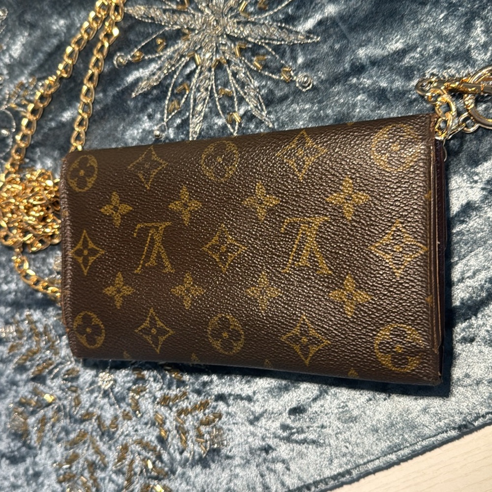 Louis Vuitton Trifold #2 Brown Monogram Clutch Elise trifold - Picture 10 of 12